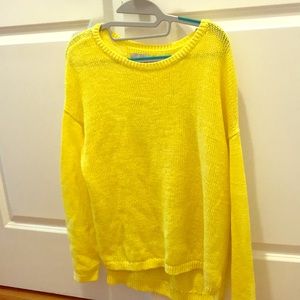 Ann Taylor Loft XL Yellow Sweater